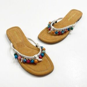 Montego Bay Club beaded sandals